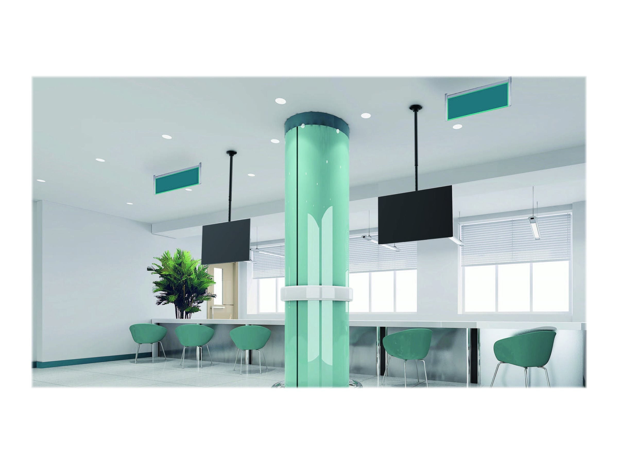 NEOMOUNTS Flat Screen Ceiling Mount FPMA-C340BLACK Vorderansicht