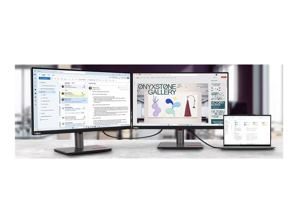 LENOVO ThinkVision P25i-30 Monitor Vorderansicht