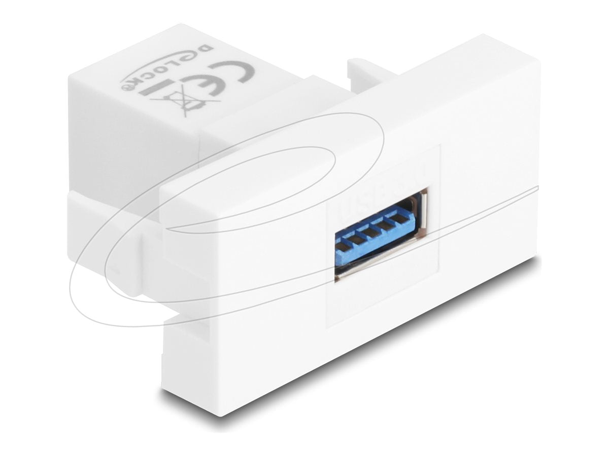 DELOCK Easy 45modul USB 5 Gbps Typ-A Buchse Vorderansicht