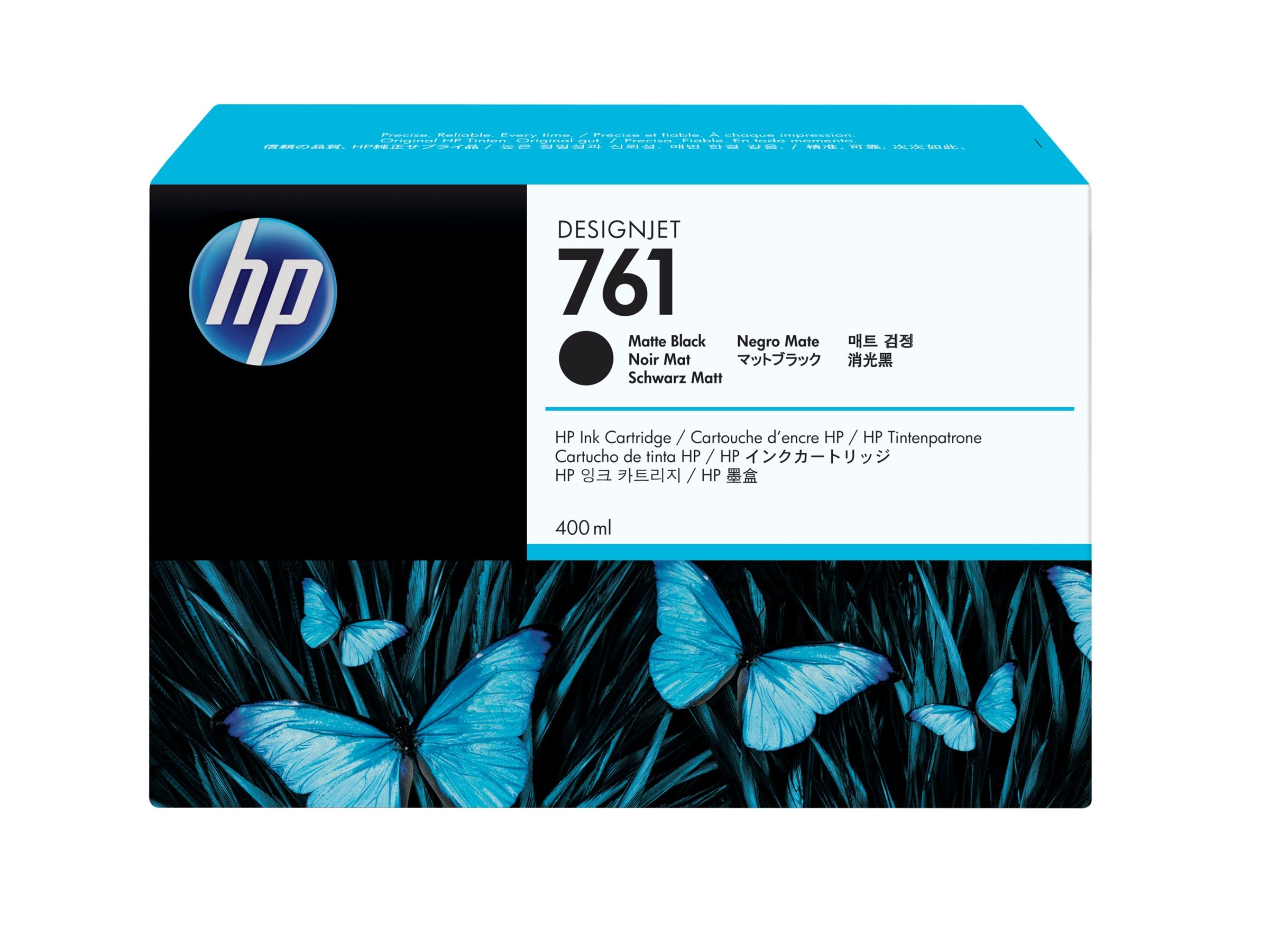 HP 761 Original Tinte matt schwarz Detailansicht