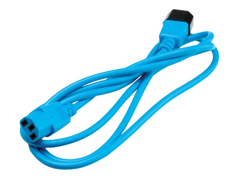 ROLINE Apparate-Verbindungskabel IEC 320 C14 - C13 blau 3m Detailansicht