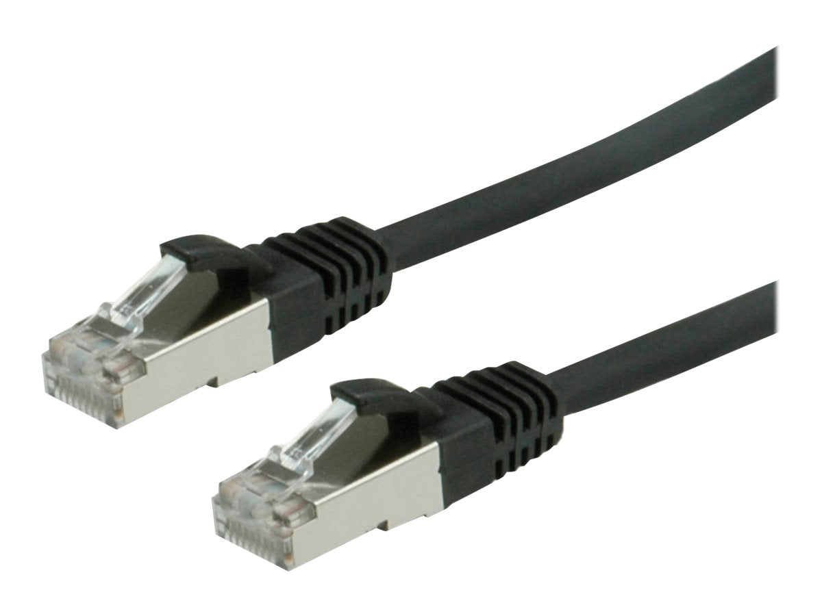 VALUE Patchkabel Kat.6 Class E S/FTP PiMF LSOH schwarz 5m - Verpackung