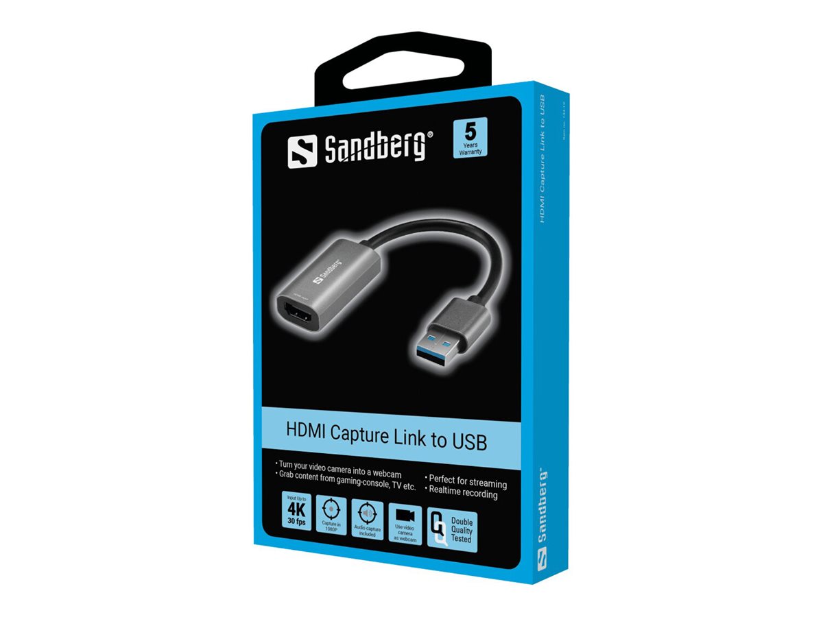 SANDBERG HDMI Capture Link zu USB - Verpackung