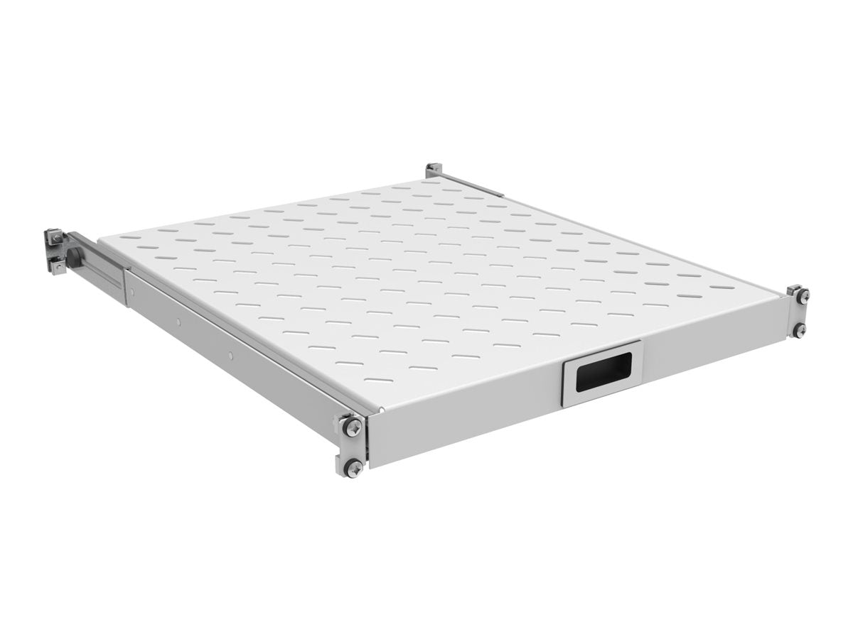 EFB 19Zoll 48,26cm 1HE Fachboden ausziehbar - Vorderansicht