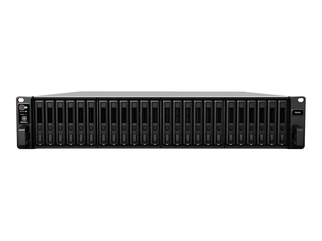 Seitenansicht der SYNOLOGY FS6400 24-Bay Rack-Flashstation
