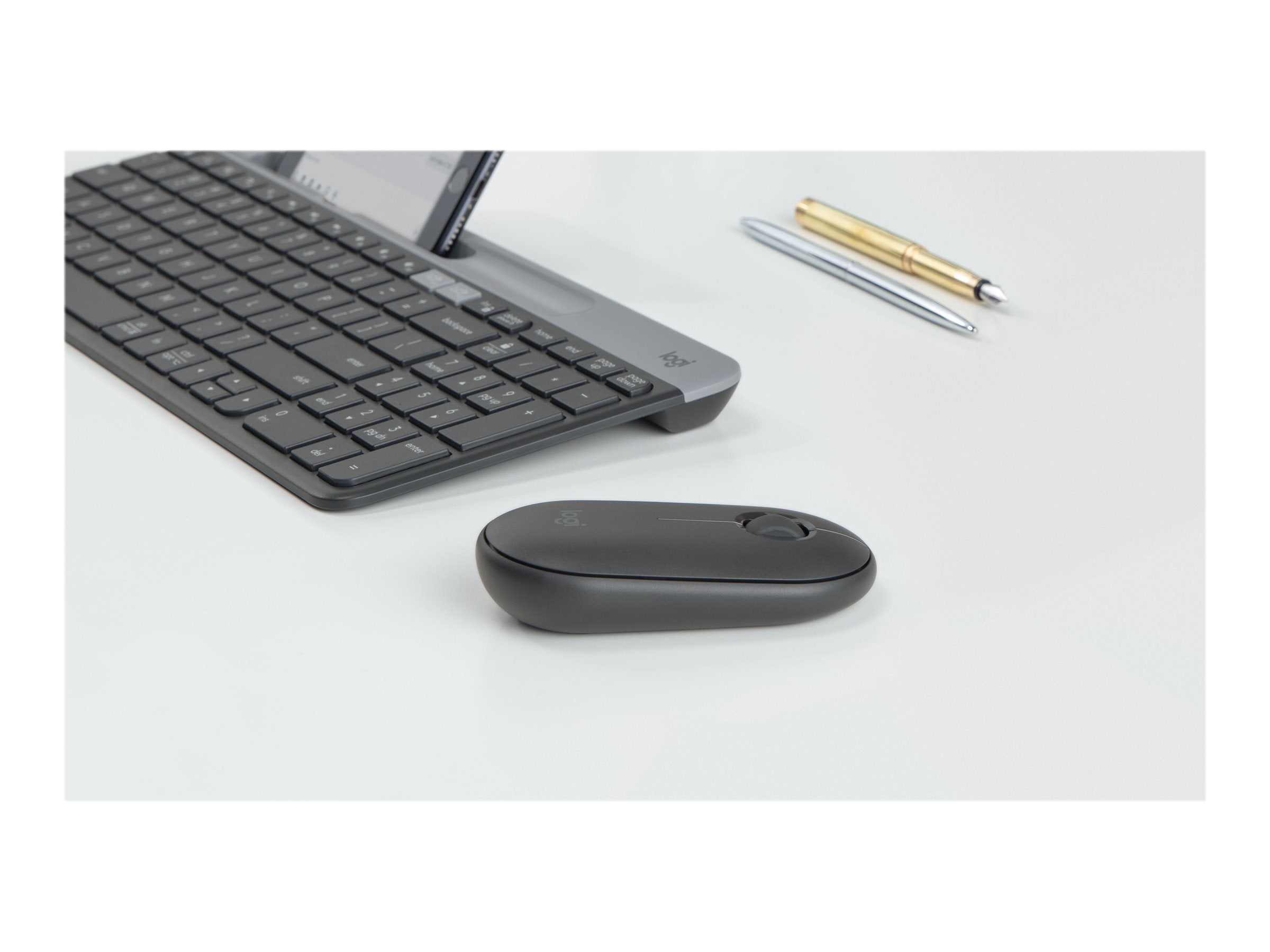 LOGITECH Pebble M350 Wireless Mouse - Seitenansicht