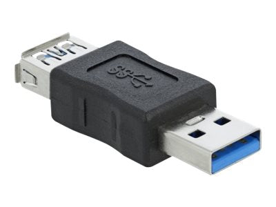 DELOCK USB 3.0 Adapter Typ-A Stecker zu Typ-A Buchse Datenblocker - Vorderansicht