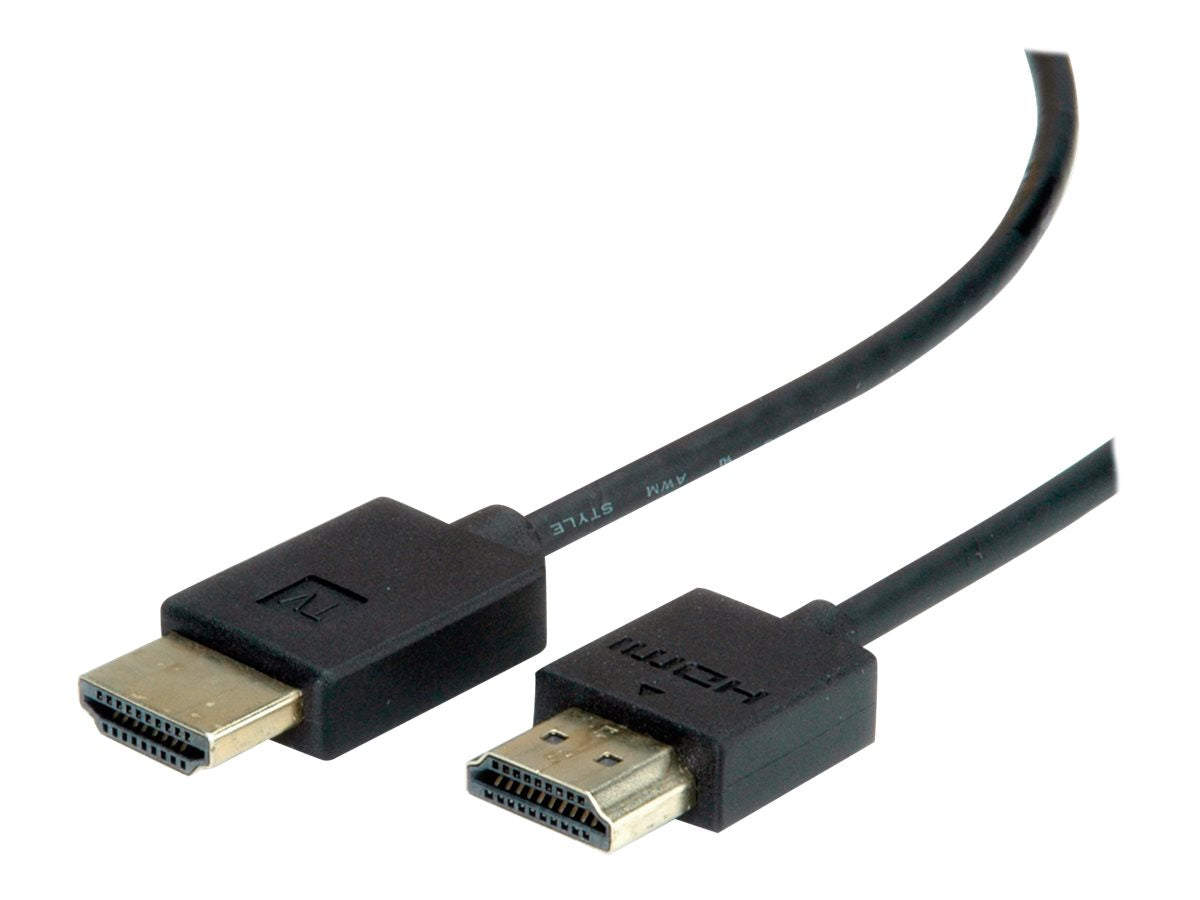 ROLINE 4K HDMI Ultra HD Kabel mit Ethernet aktiv ST/ST schwarz 2m - Verpackung