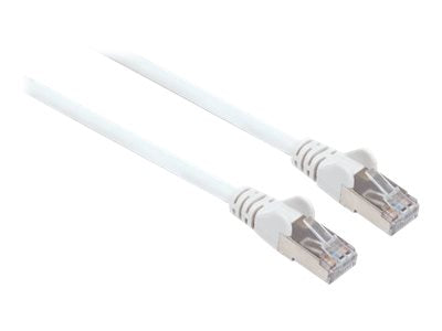 INTELLINET Cat6aPro Kabel Cat7 Rohkabel 10m weiss RJ45 reines Kupfer LS0H halogenfrei AWG 26 vergoldete Kontakte 10 Gigabit