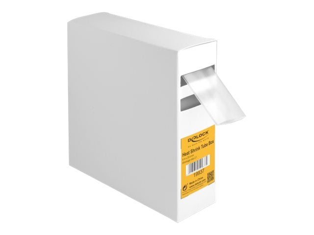 DELOCK Schrumpfschlauch Box 4mx25,4mm transparent - Vorderansicht