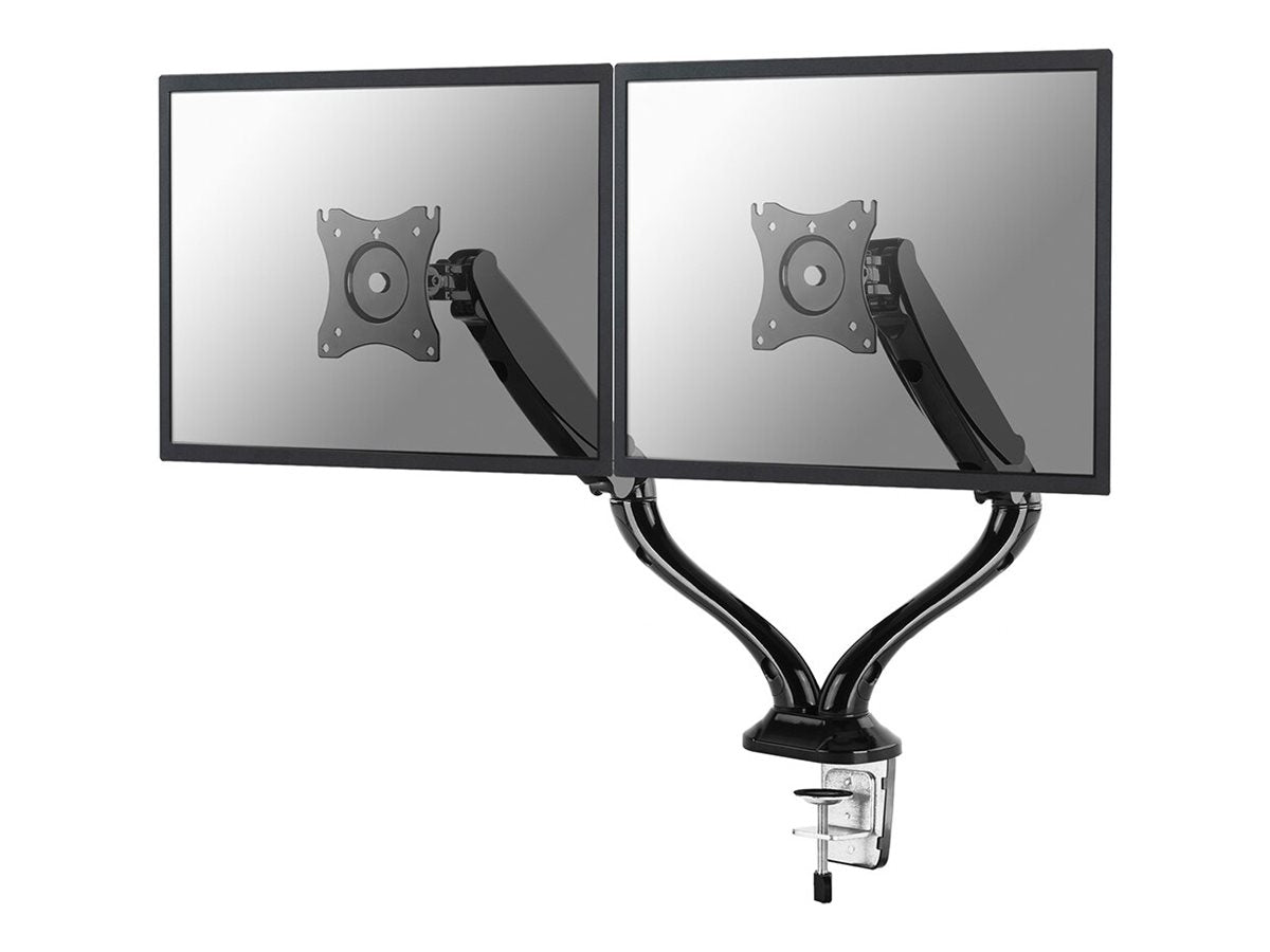 NEOMOUNTS Desk mount 10-27" 2 screens Vorderansicht