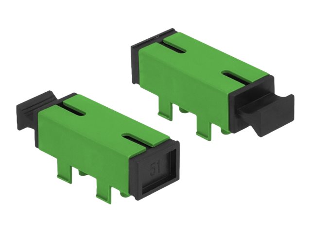 DELOCK LWL Kupplung SC Simplex Buchse Singlemode - Vorderansicht
