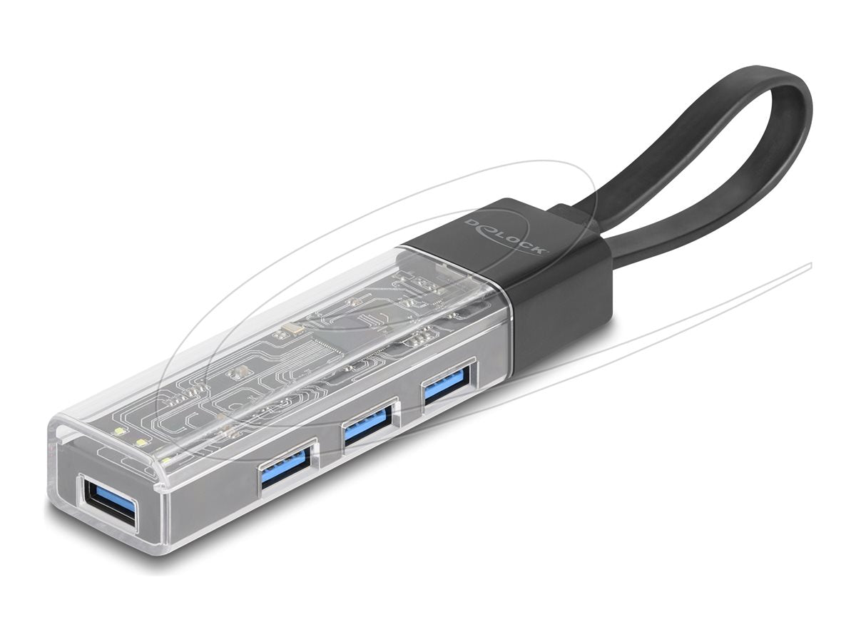 DELOCK 4 Port USB Hub 5 Gbps - Vorderansicht