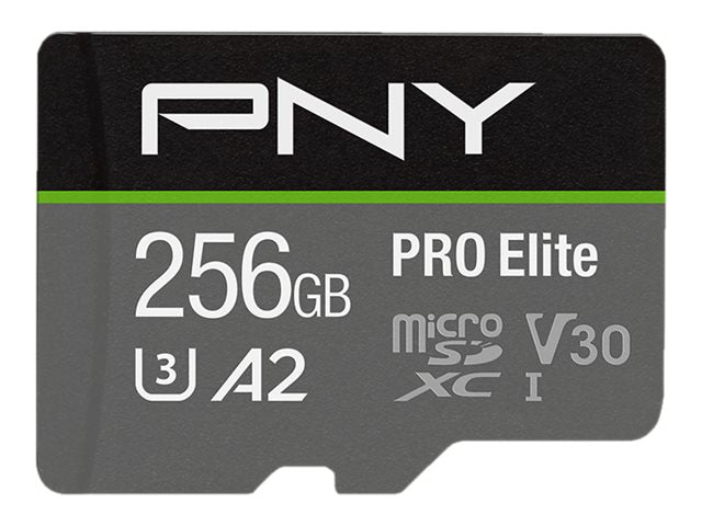 PNY Micro SD Card PRO Elite 256GB Vorderansicht