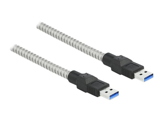 DELOCK USB 3.2 Gen 1 Kabel Typ-A Stecker zu Typ-A Stecker 2m - Vorderansicht