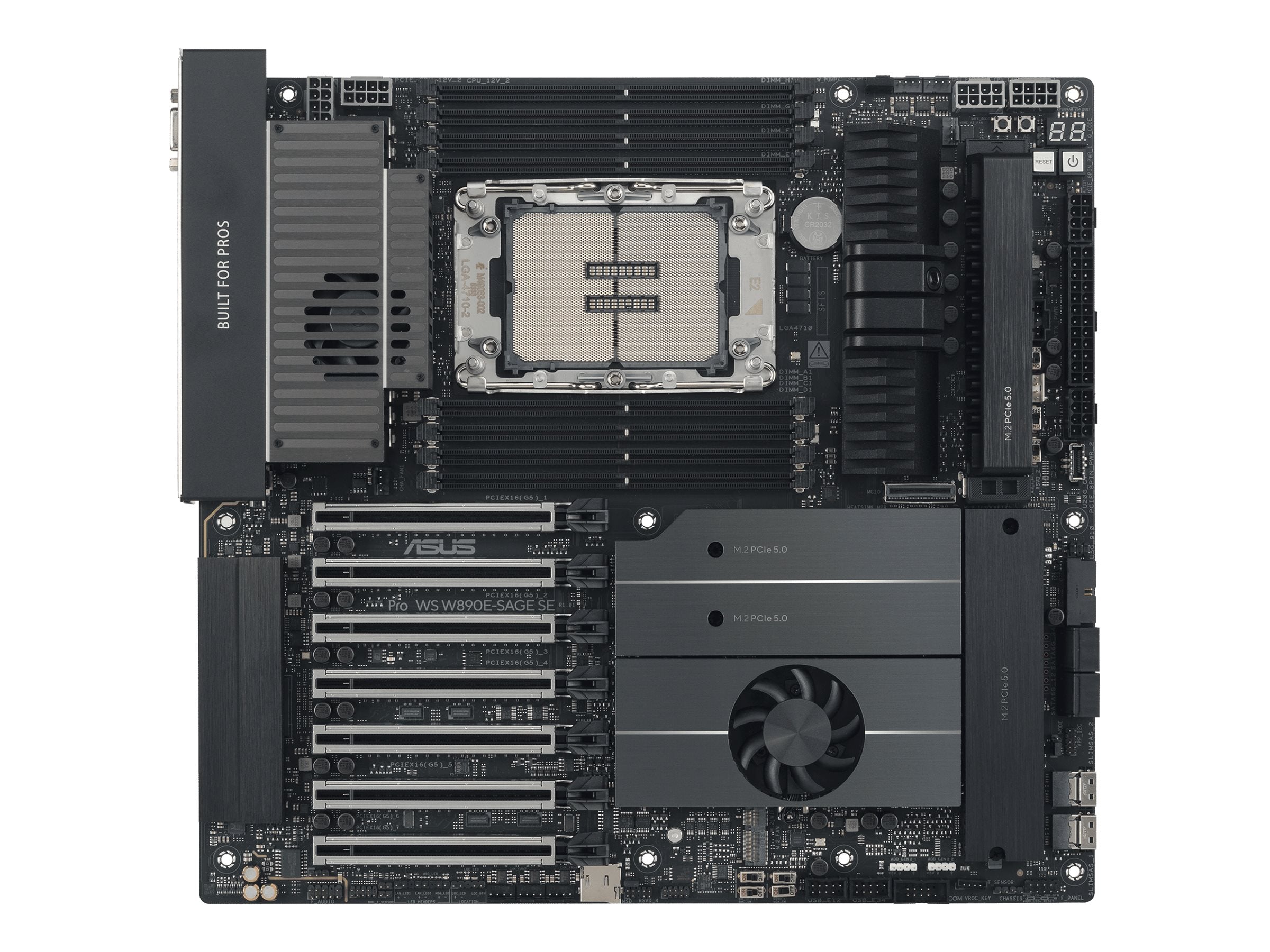ASUS PRO WS W890E-SAGE SE LGA4710-2 EEB Motherboard Vorderansicht