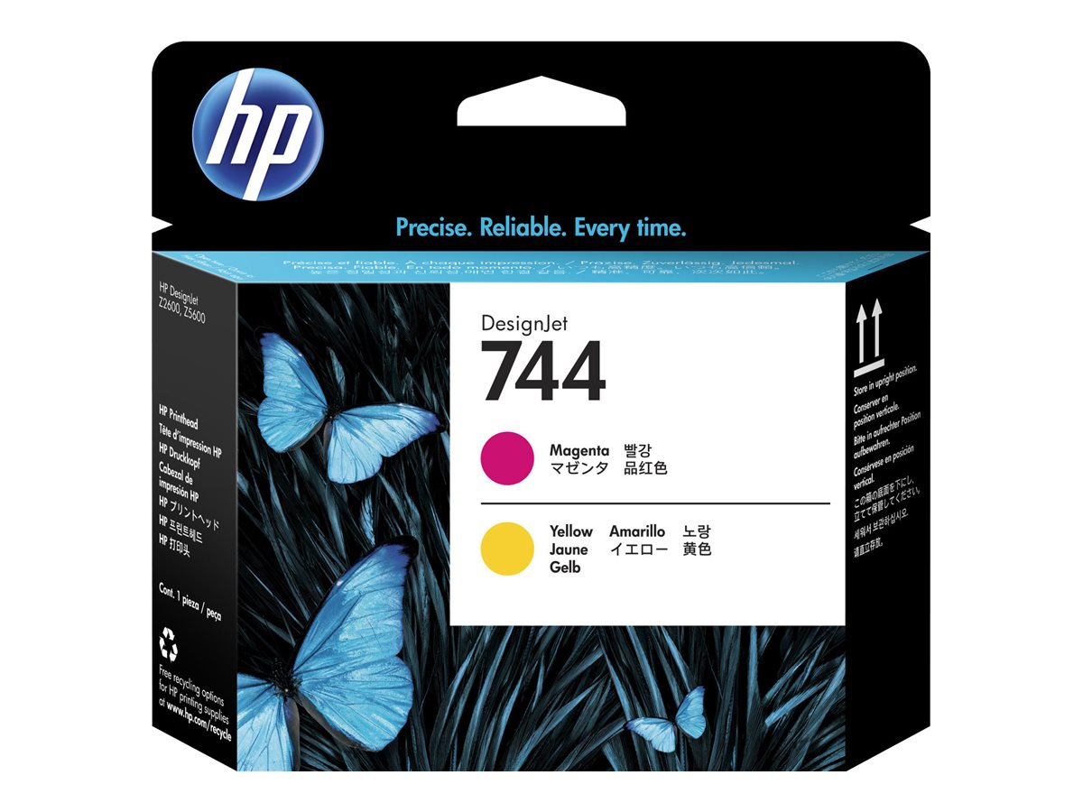 HP 744 Druckkopf Magenta & Gelb - Verpackung