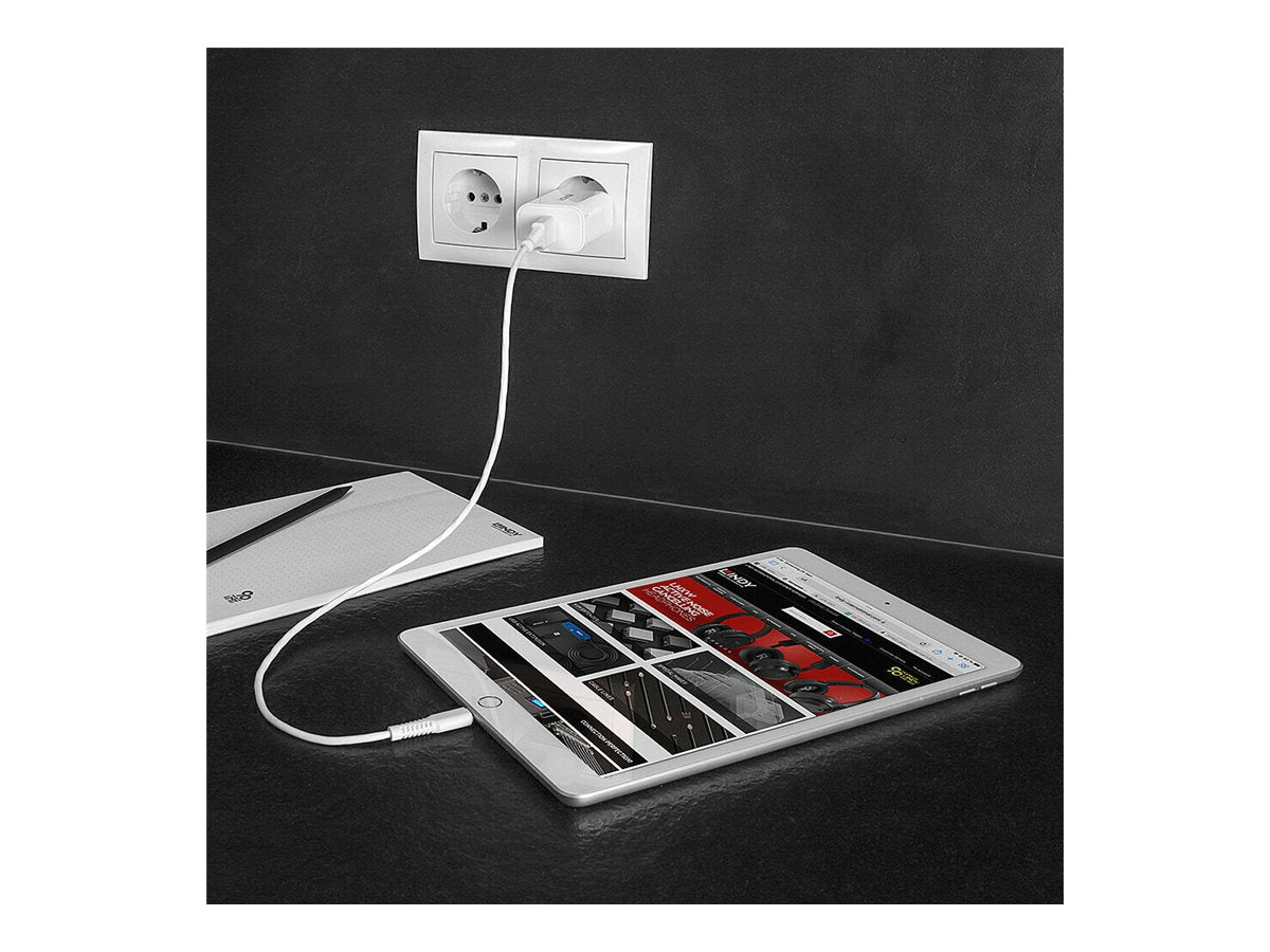 LINDY 18W 1 Port USB Type A Charger Verpackung