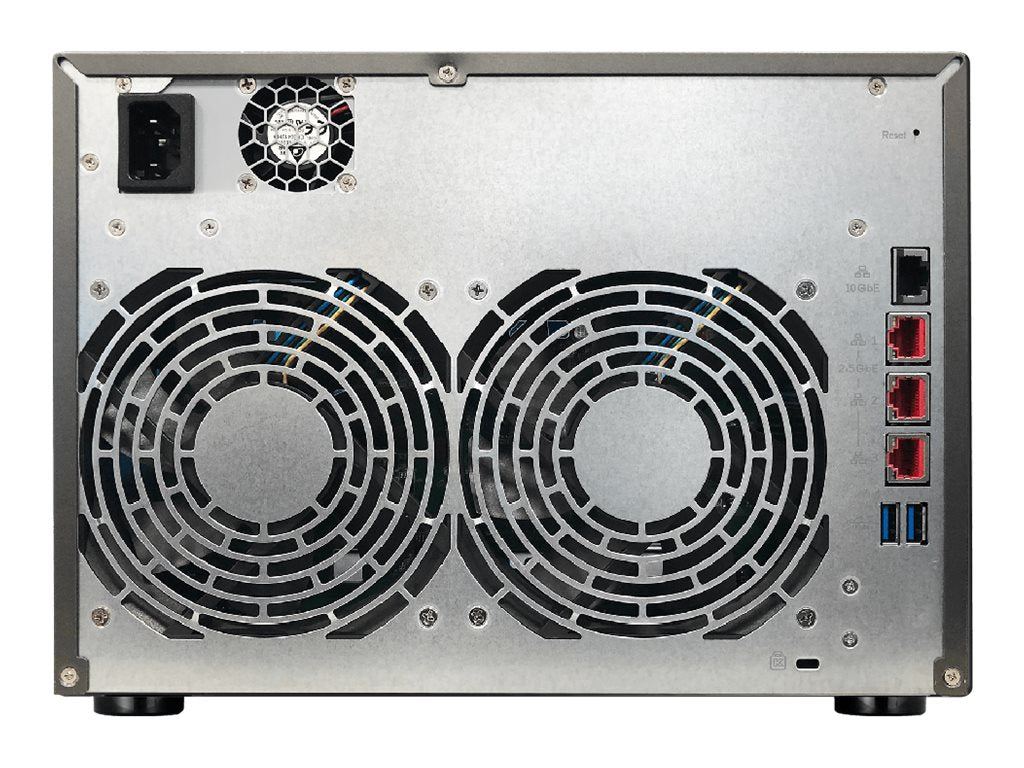 ASUSTOR NAS 10-BAY LOCKERSTOR 10 PRO XEON E-2224 Rückansicht