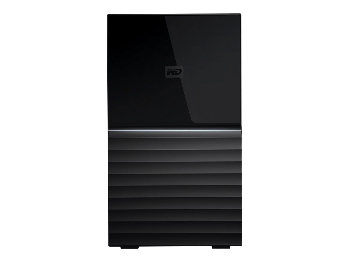 WD My Book Duo 36TB Black RAID Storage Rückansicht