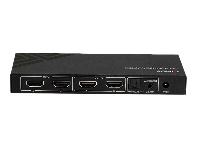 LINDY 2x2 HDMI 18G Matrix Detailansicht