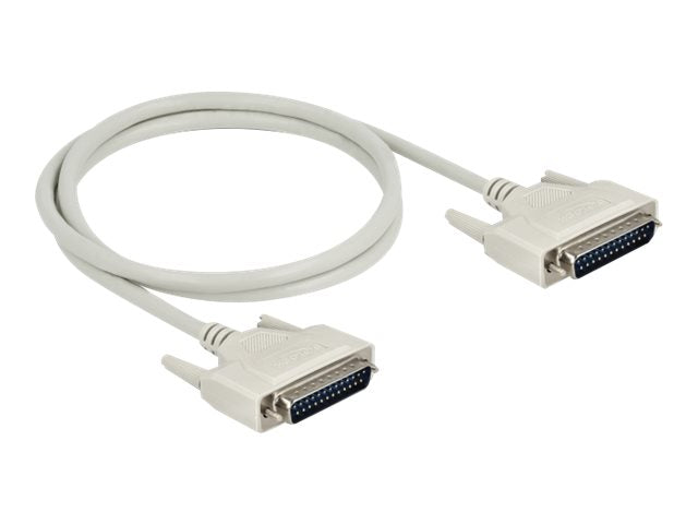 DELOCK Serielles Kabel D-Sub 25 Stecker zu Stecker 1m - Vorderansicht
