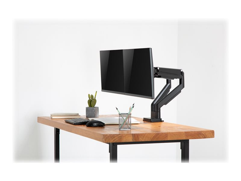 DIGITUS Dual Gasdruck Monitor Klemm-Halter Detailansicht
