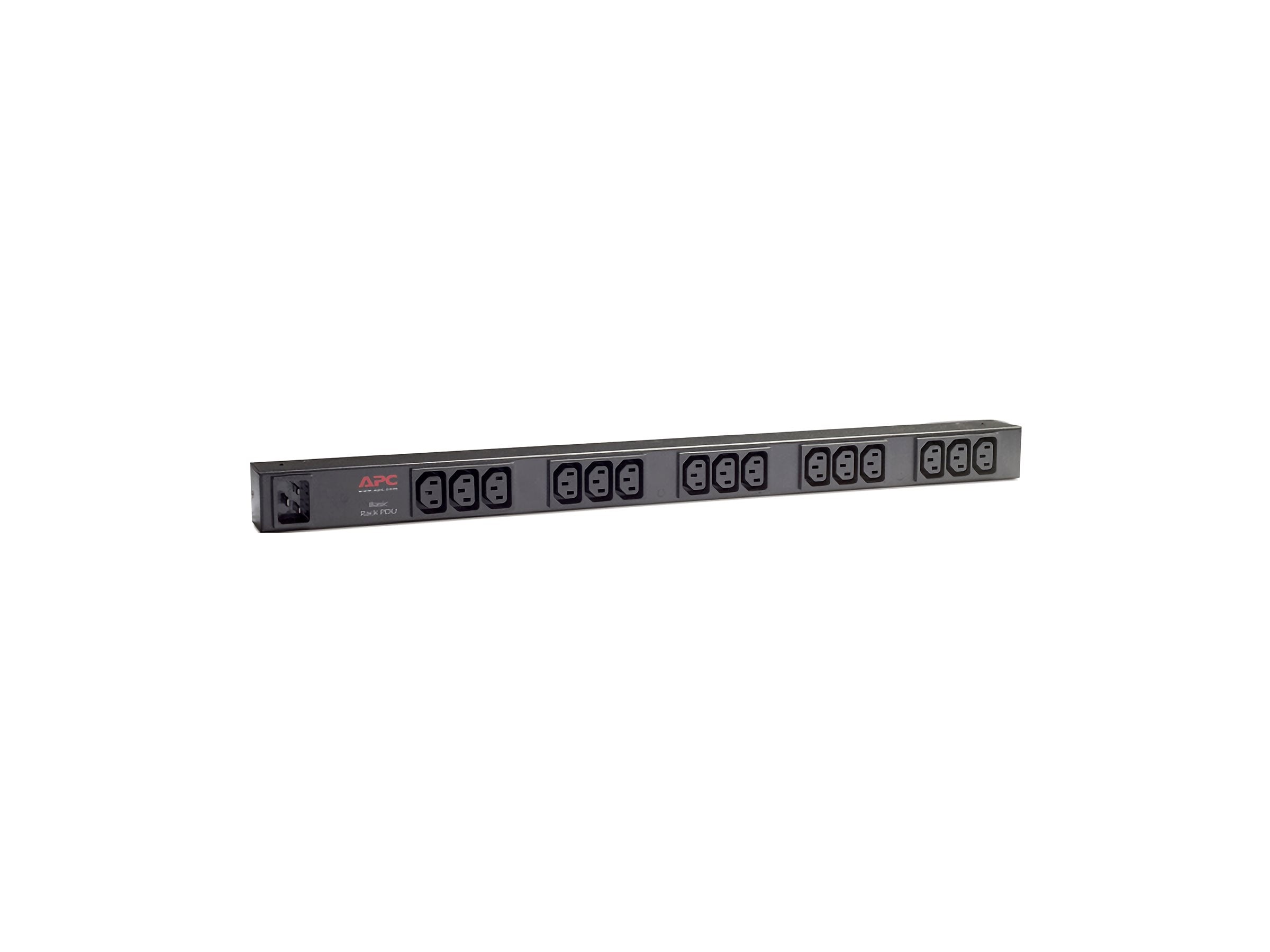 APC Basic Rack PDU Zero U Rack AC 120/208/230V input IEC 60320 C20 output connectors 15 power IEC 60320 C13 0U 2