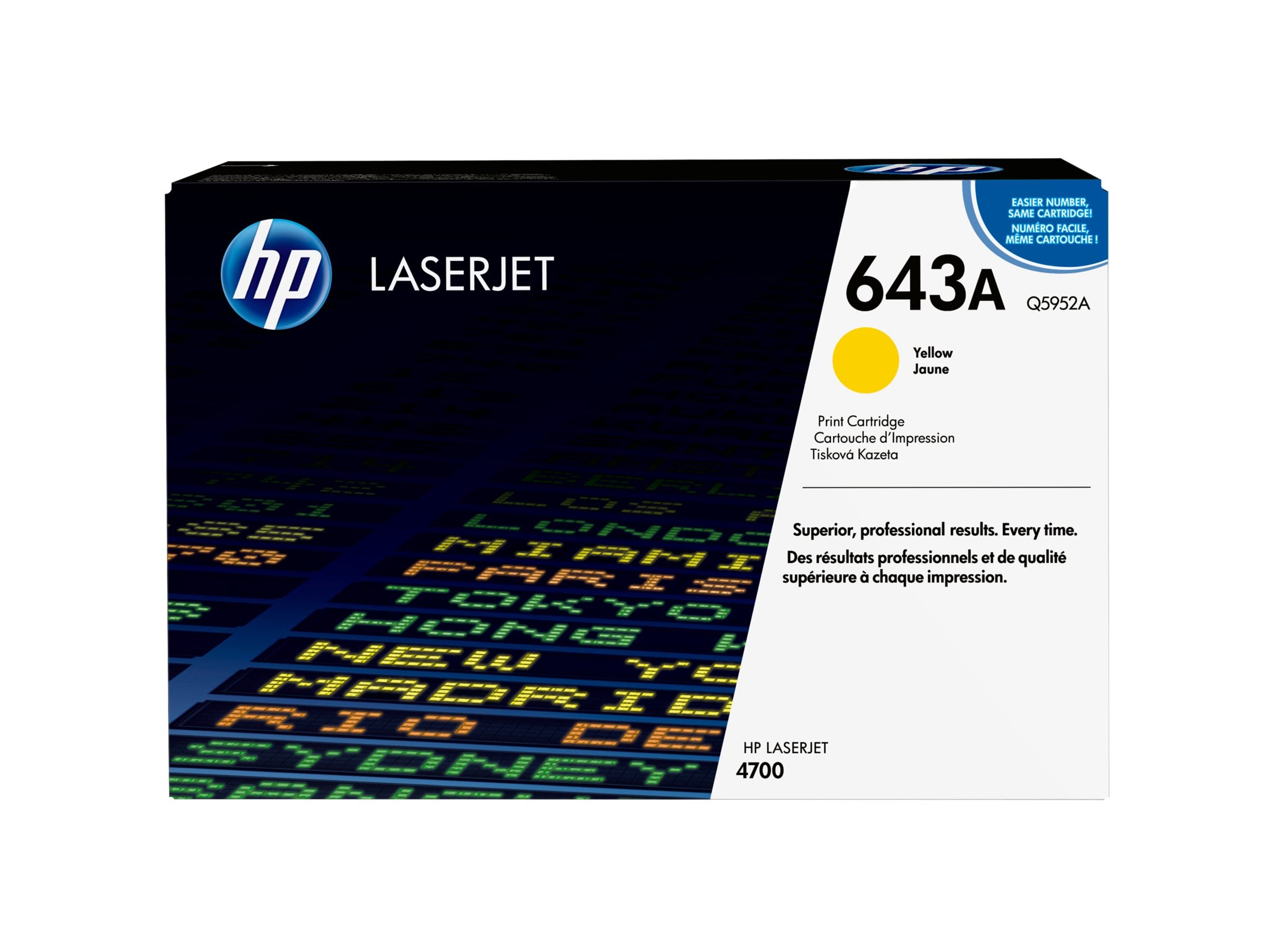 HP 643A Tonerpatrone Verpackung