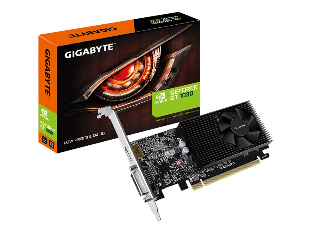 GIGABYTE GV-N1030D4-2GL GeForce GT 1030 2GB DDR4 Vorderansicht