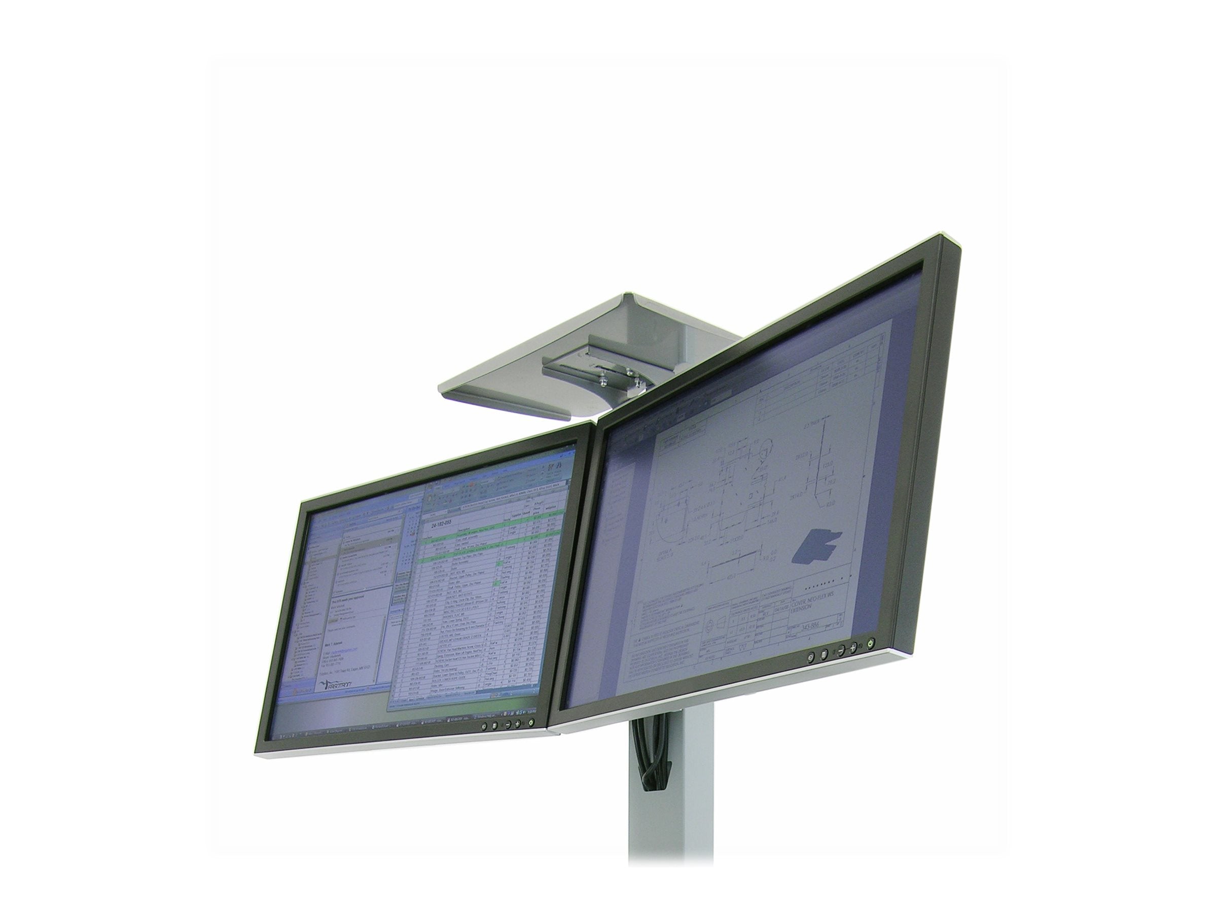ERGOTRON MMC Kameraregal grau - Vorderansicht