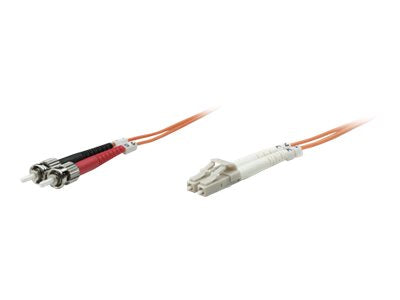 INTELLINET LWL Kabel LC/ST OM2 1m orange 50/125um Duplex Multimode Verpackung