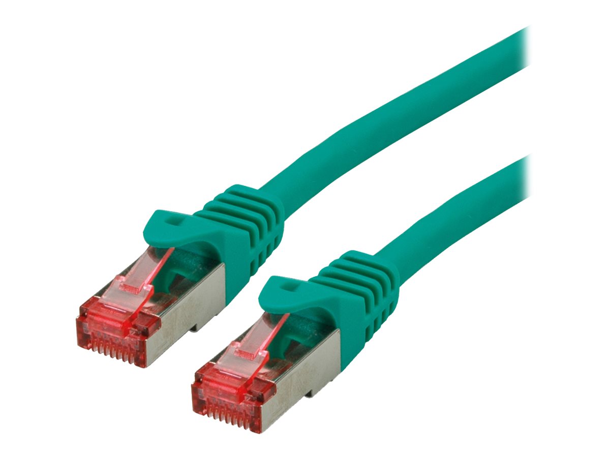 ROLINE Patchkabel Kat.6 S/FTP PiMF 0,3m Vorderansicht