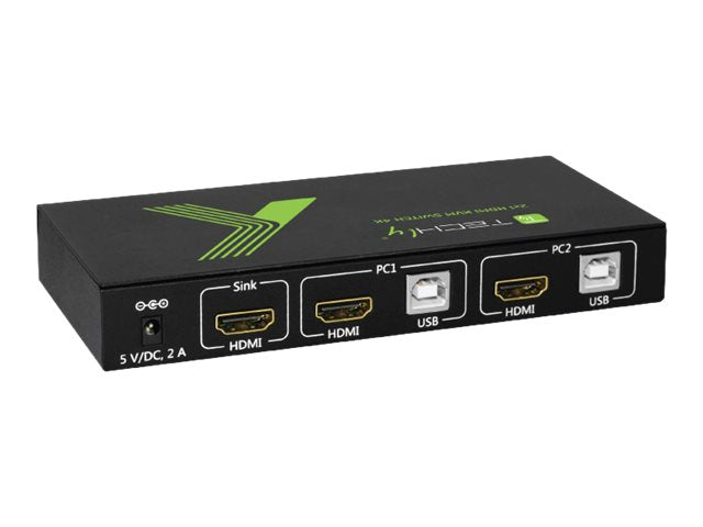 TECHLY USB HDMI KVM Switch 2X1 Detailansicht