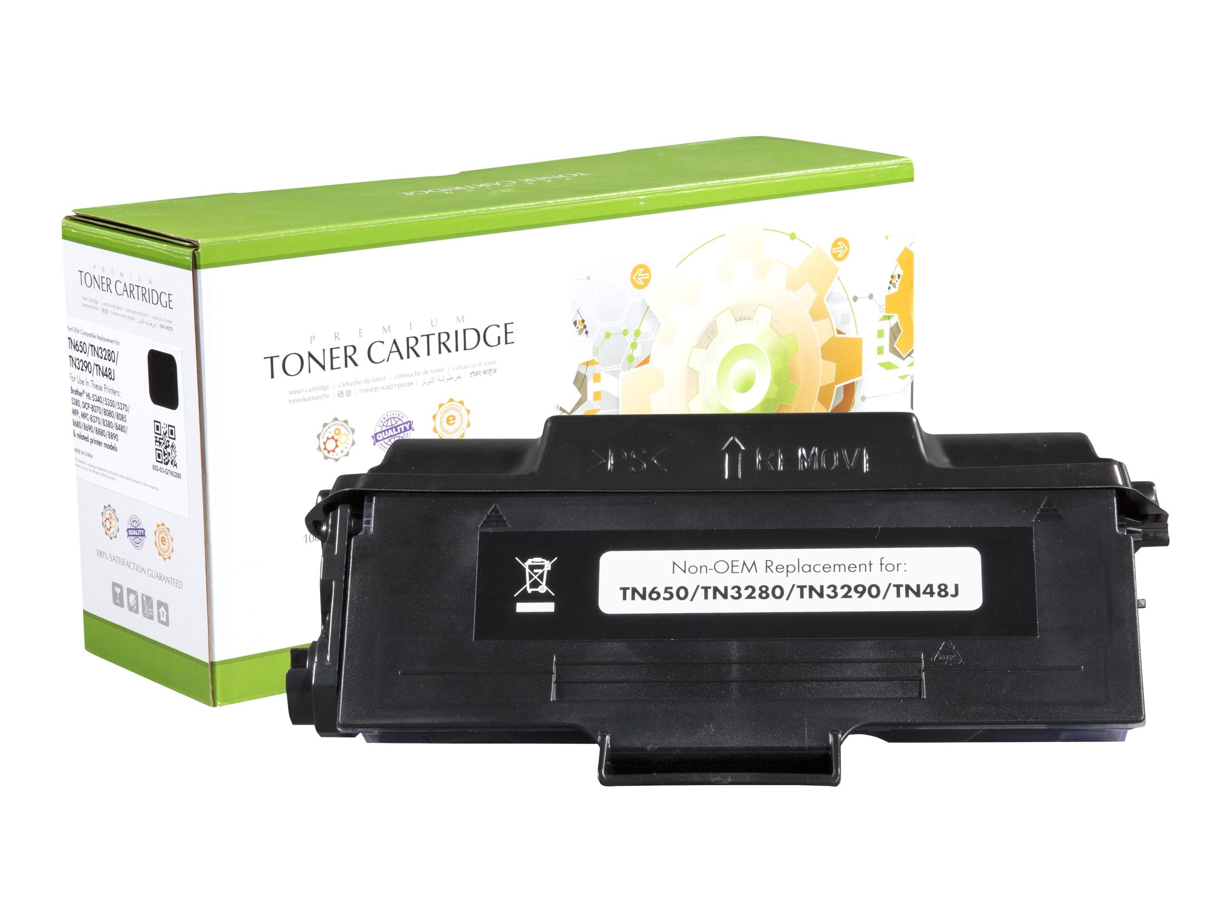 STATIC Tonerpatrone TN-3235BK/TN-3280BK schwarz Vorderansicht