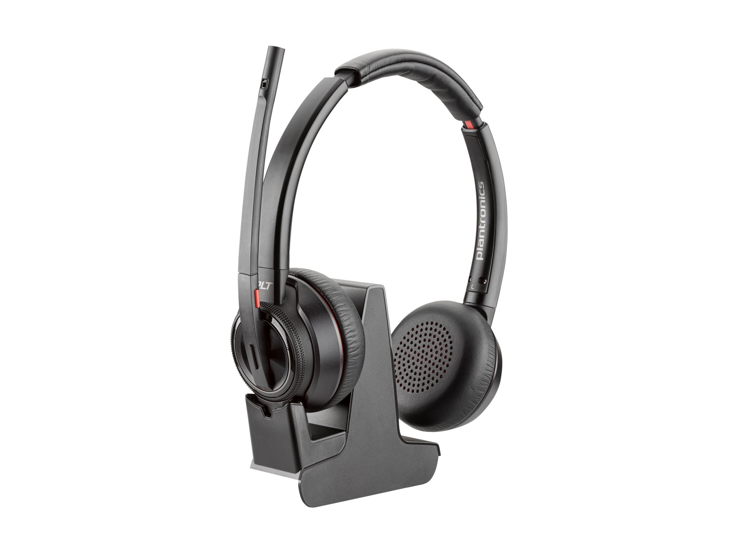 HP Poly Savi 8220 Stereo DECT Headset mit Ladestation