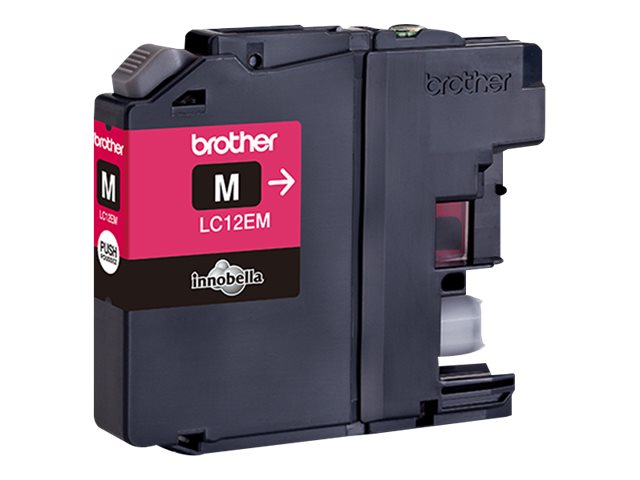 BROTHER LC12EM Tinte magenta im Einsatz