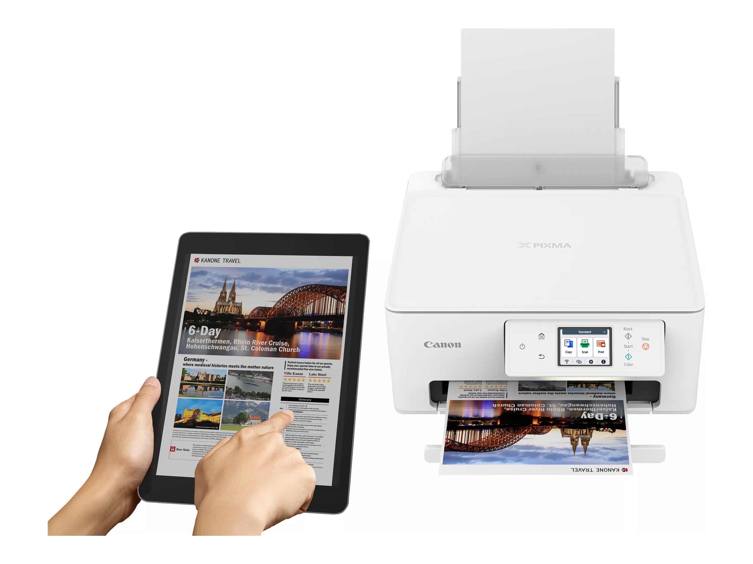 CANON PIXMA TS7650i Multifunktionsdrucker Seitenansicht