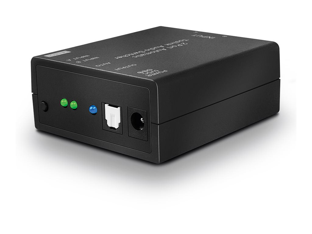 LINDY Auto Audioumschalter Toslink 2Port Vorderansicht