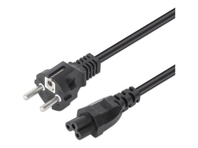 MANHATTAN Stromkabel C5 auf Schutzkontakt EU CEE7/7 1m - Verpackung