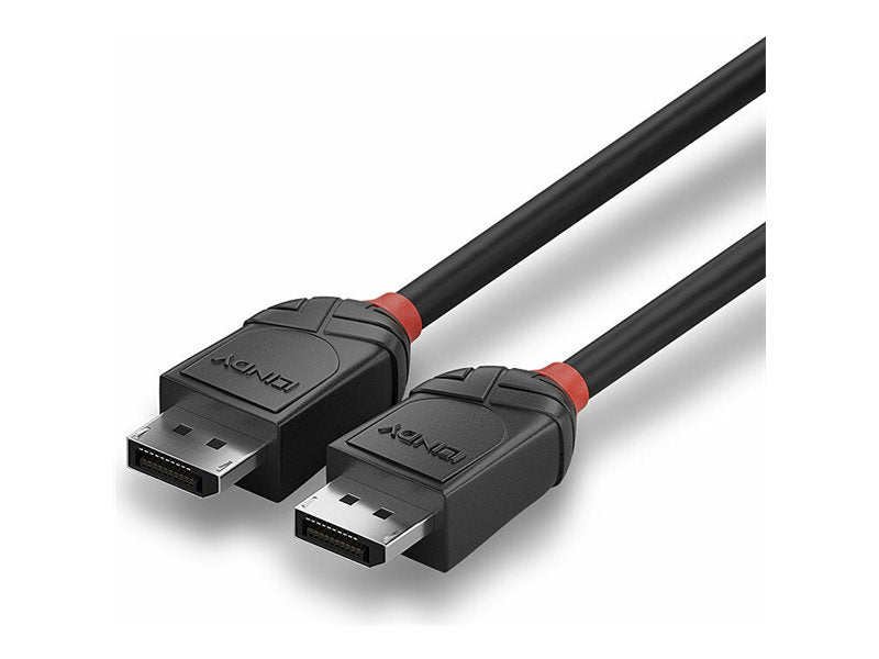 LINDY 2m DisplayPort 1.2 Kabel Black Line - Detailansicht