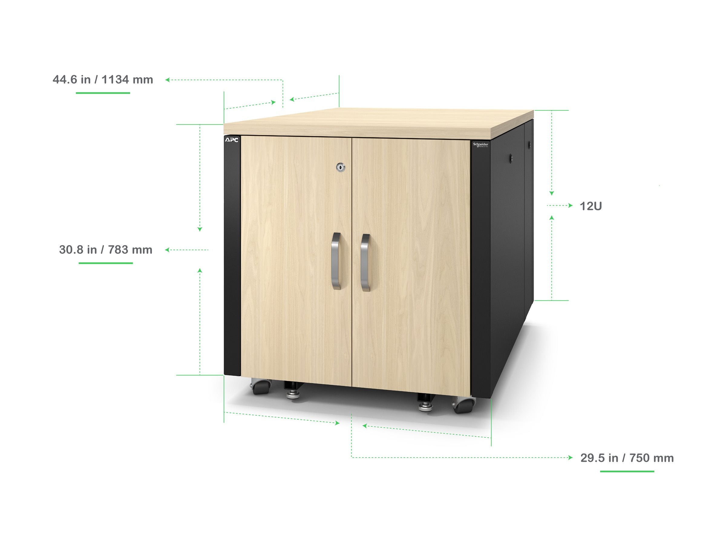 APC NetShelter Rack Vorderansicht