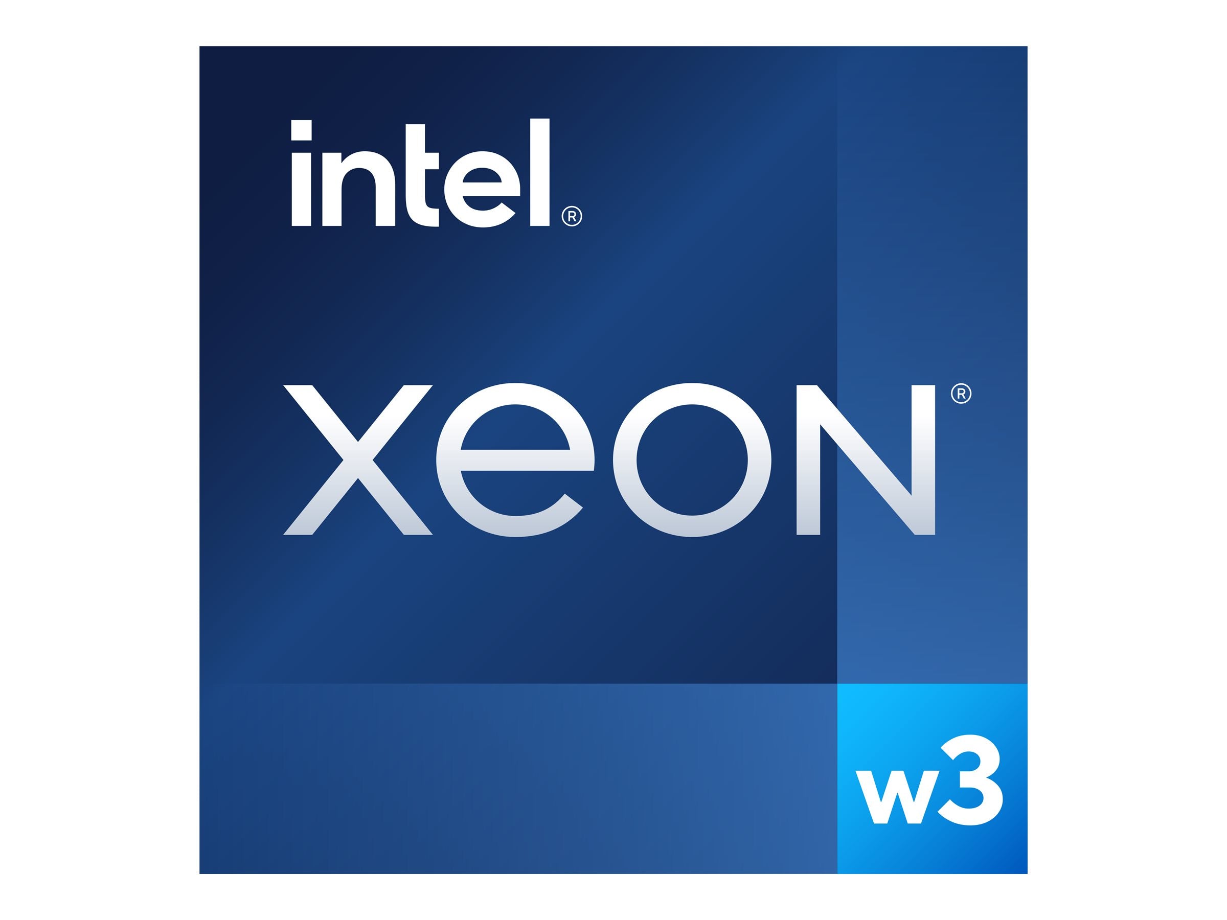 INTEL Xeon w3-2535 Prozessor Vorderansicht
