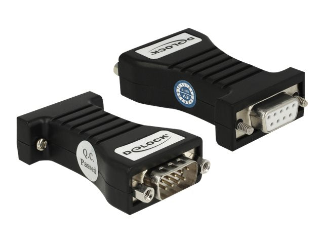 DELOCK Isolator 1 x Seriell RS-232 DB9 Buchse zu 1 x Seriell RS-232 DB9 Stecker 3 kV
