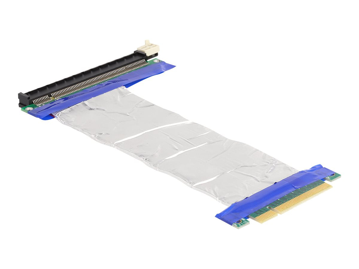 DELOCK Riser Karte PCI Express x8 Stecker zu x16 Slot mit Kabel 20cm - Vorderansicht