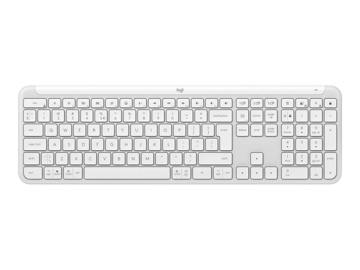 LOGITECH Signature Slim Wireless Keyboard K950 - Off White - INTL - INTNL-973 (US)