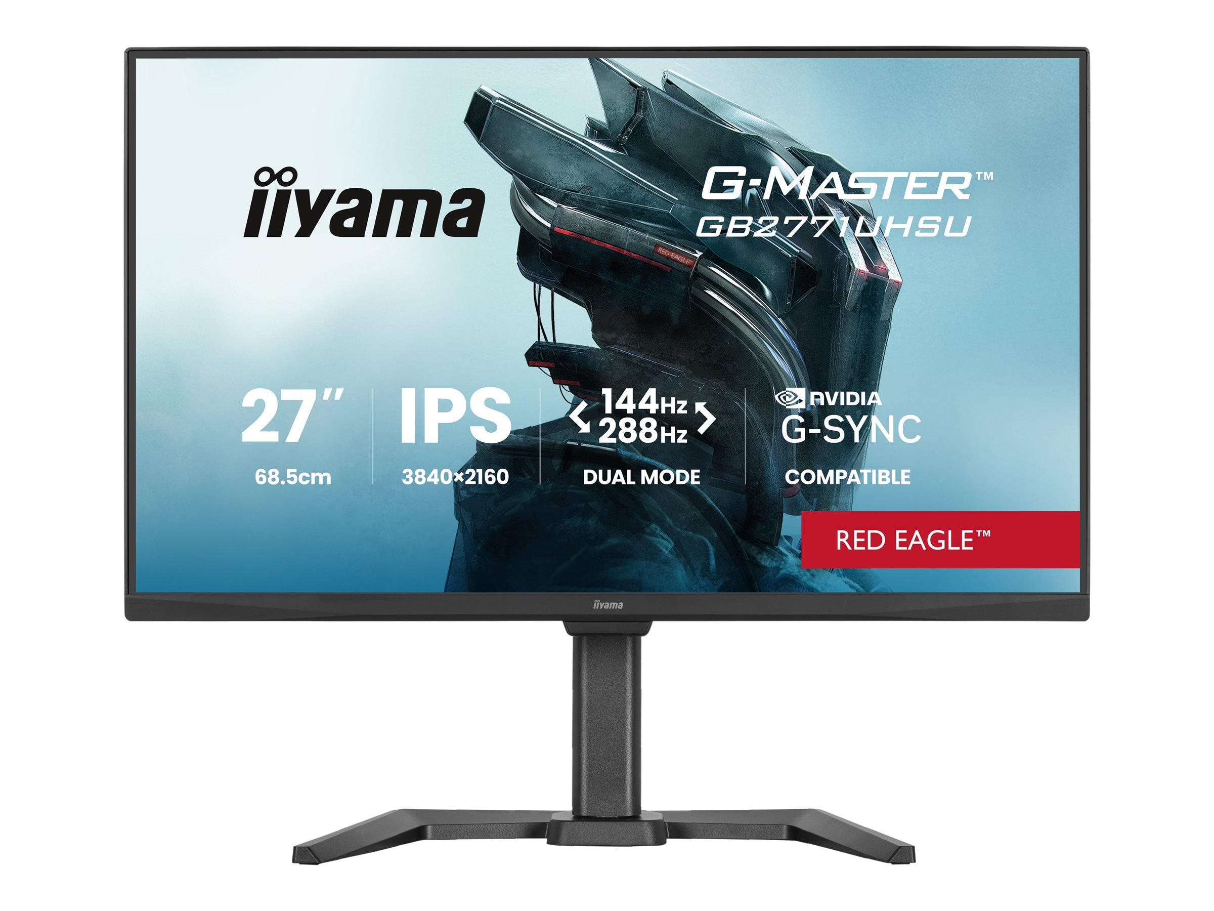 IIYAMA GB2771UHSU-B1 Monitor Vorderansicht