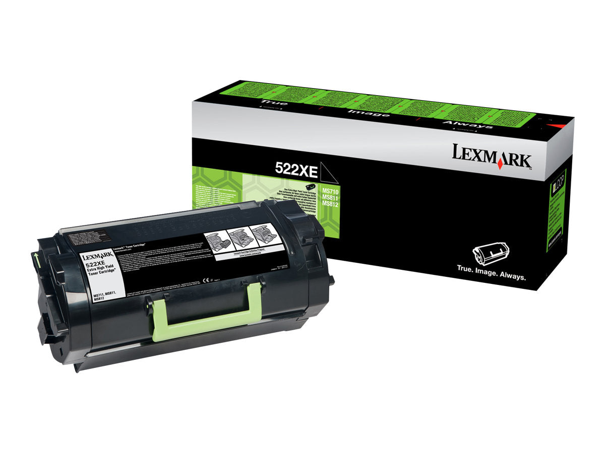 LEXMARK 522XE Toner schwarz Vorderansicht