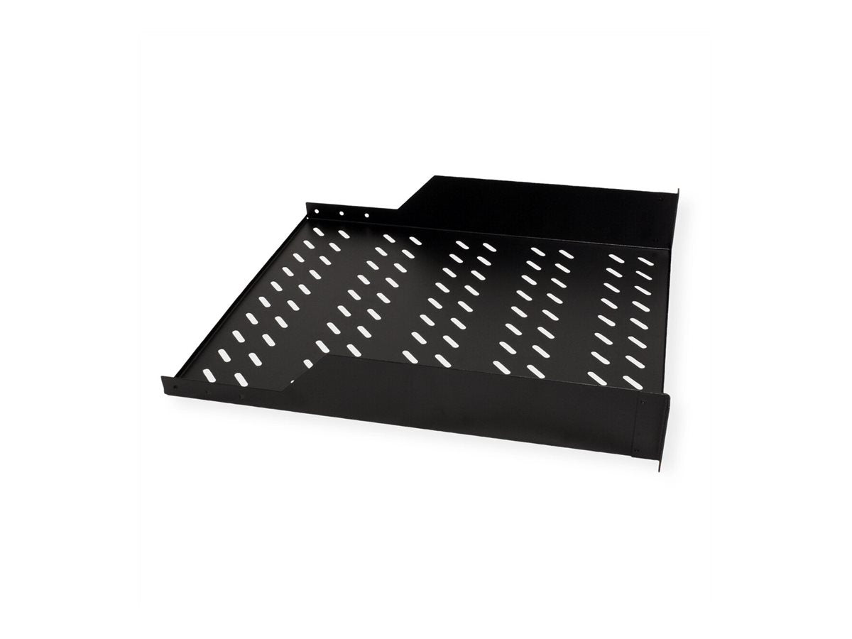 ROLINE Fachboden 48,26cm 19Zoll 2 HE 550 T 25kg Tragkraft schwarz - Verpackung