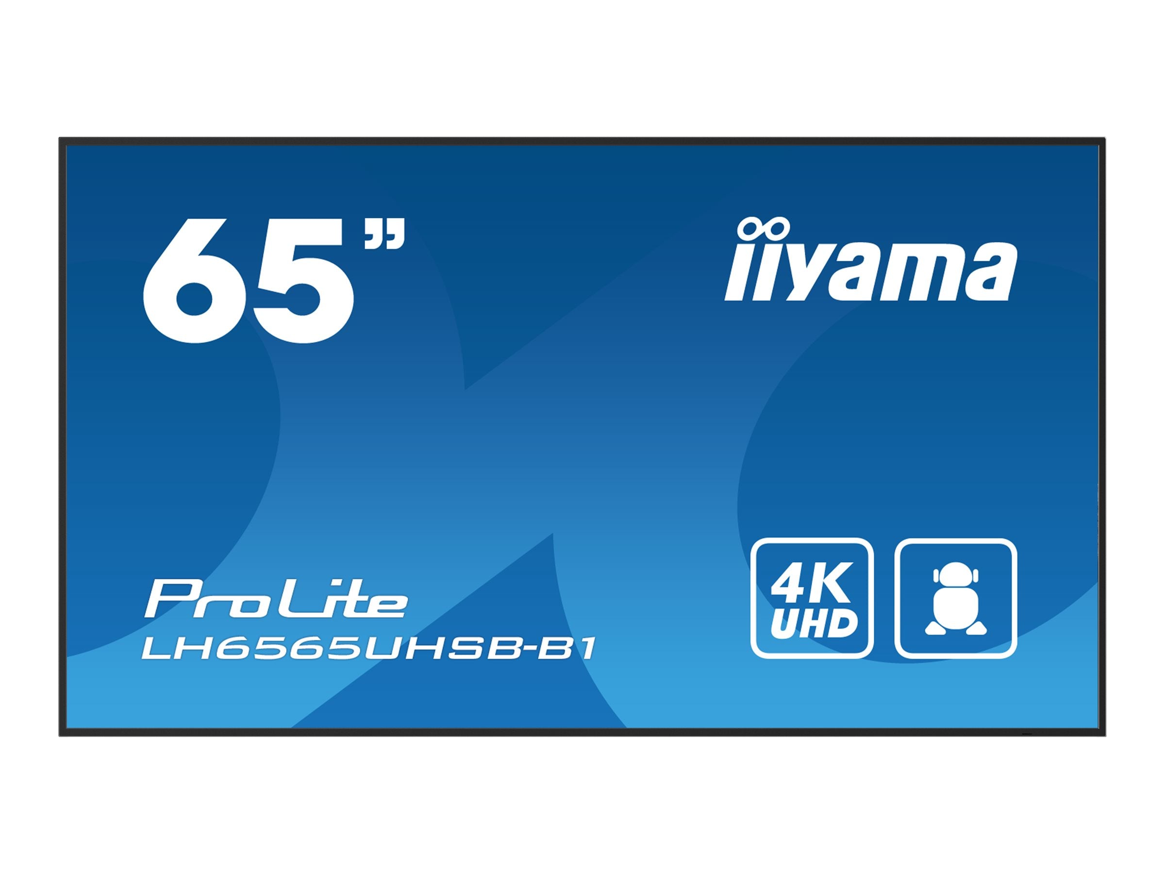 IIYAMA LH6565UHSB-B1 LCD-Display Vorderansicht